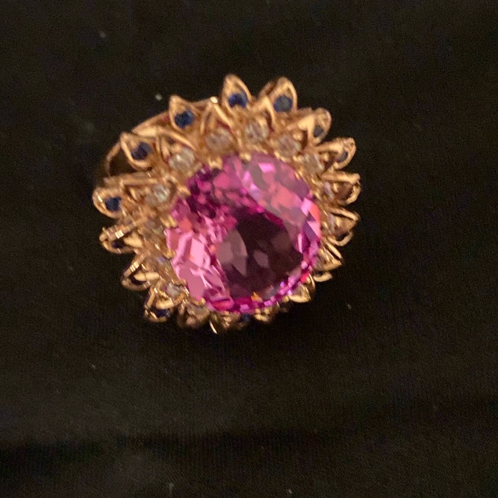 Costume cocktail ring. Never worn. Size 8
